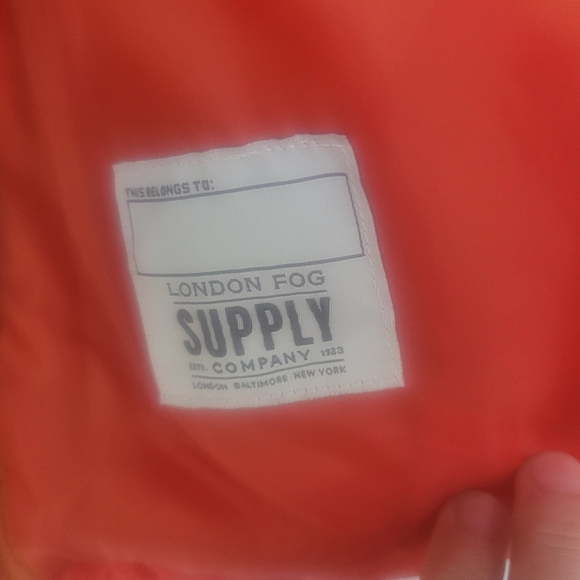 London Fog Orange Kids Puffer Jacket Excellent Condition - Picture 6 of 11